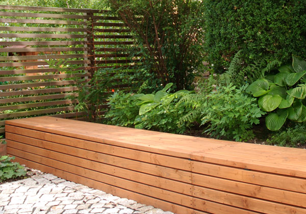 Holzarbeiten im Garten – Garteneinblick 5